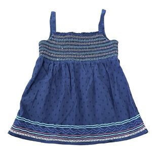 Fat Face Sleeveless Smocked Top
